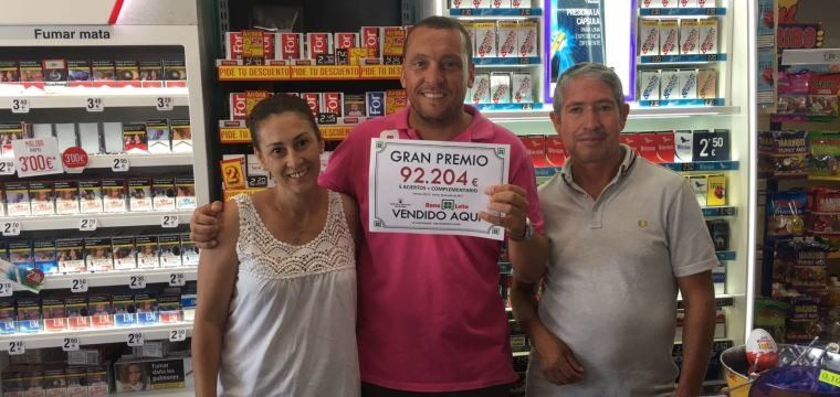 Lanzarote vuelve a ser agraciada con un premio de 92.204 euros de la Bonoloto