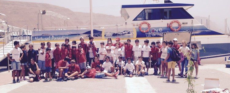 La Graciosa sede del I Campamento de Óptimist del Real Club Náutico de Arrecife