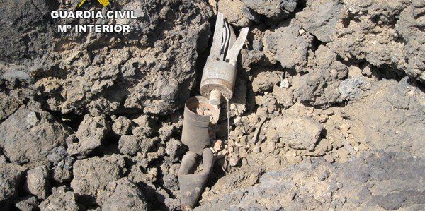 La Guardia Civil destruye un proyectil de artillería localizado en Montaña Bermeja