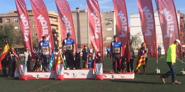 Alejandro Morín, tercer clasificado en el Campeonato Nacional de Rastreo del Pastor Alemán