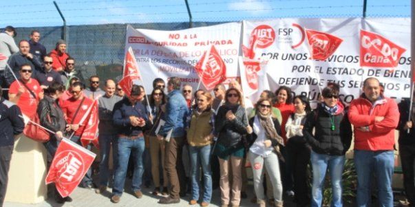 Los trabajadores de la cárcel de Tahíche se manifiestan contra la "privatización"