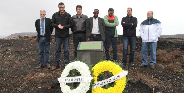 Una ofrenda floral conmemoró el quinto aniversario de la tragedia de Los Cocoteros