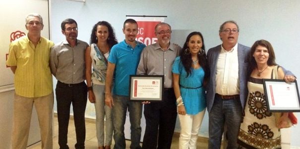 El PSOE homenajea a los fundadores de las juventudes en Lanzarote