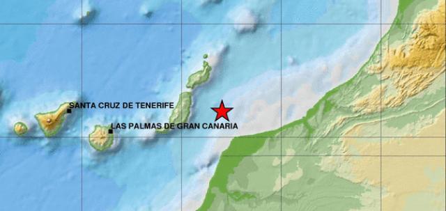 Un seísmo de 3,7 grados y otros dos de menor intensidad frente a las costas de Lanzarote