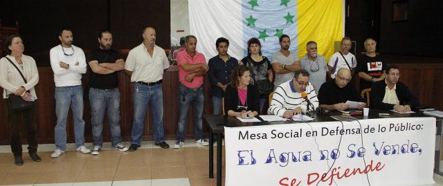 La Mesa Social del Agua sostiene que la privatización de Inalsa abre la puerta a futuras subidas de tarifas desorbitadas