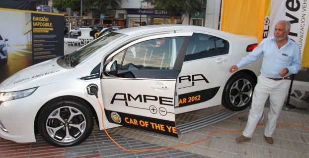 Orvecame presenta el vehículo Opel Ampera en la Muestra Medioambiental Ciudad de Arrecife
