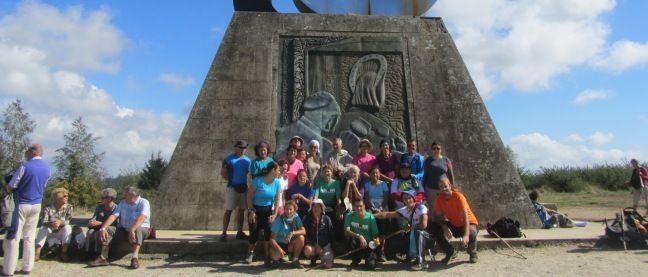 Un grupo de 22 senderistas lanzaroteños recorre 115 kilómetros del Camino de Santiago