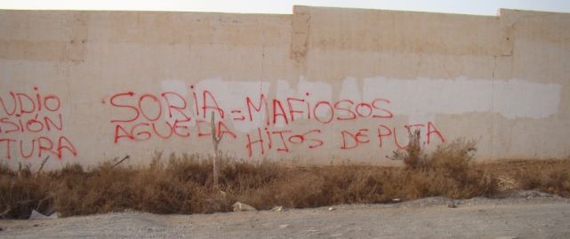 La Delegación del Gobierno confirma la detención de una persona por las pintadas contra el PP en Fuerteventura