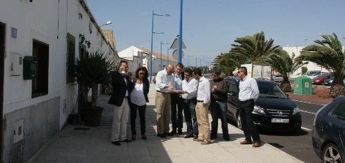 Los diputados socialistas por Las Palmas visitan las obras del Plan E en Arrecife