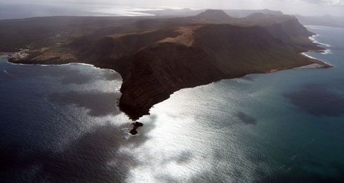 Lanzarote desde el cielo