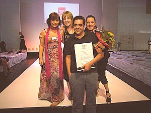 El diseñador lanzaroteño Antonio Sangóo, premiado en la Feria de la Moda de Dusseldorf