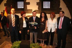 Vidal Martín recibe el Premio César Manrique reivindicando que "Canarias es más conocida por los cetáceos que por los Carnavales"