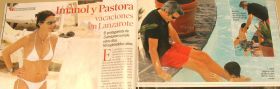 Lanzarote se convierte en el escenario de dos reportajes de la prensa del corazón