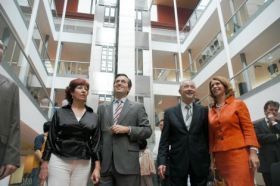 Adán Martín reclama más competencias para Canarias en materia de Justicia en la inauguración de los nuevos juzgados de Arrecife