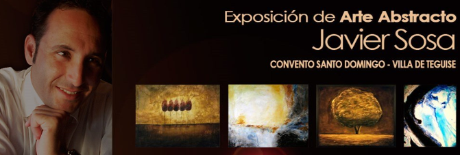 Javier Sosa expone su arte abstracto en el Convento Santo Domingo de Teguise