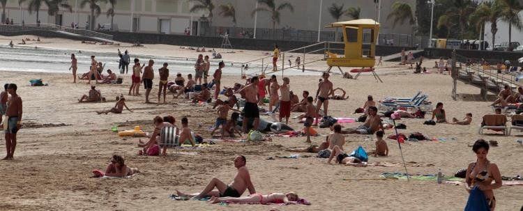 Aviso amarillo por altas temperaturas este viernes en Lanzarote