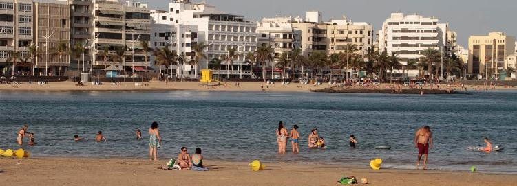 La Aemet activa el aviso amarillo para este lunes  en Lanzarote por calor