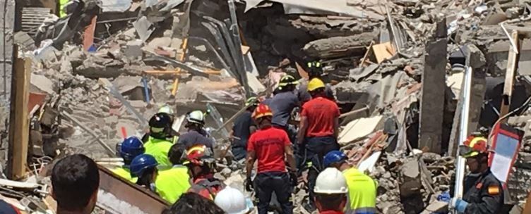 Bomberos de Lanzarote se suman a la búsqueda de desaparecidos en el derrumbe en Tenerife