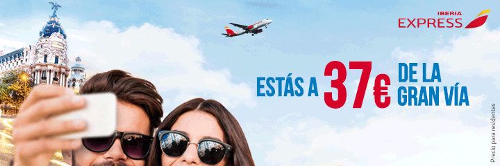 Iberia Express ofrece billetes a Madrid desde 37 euros