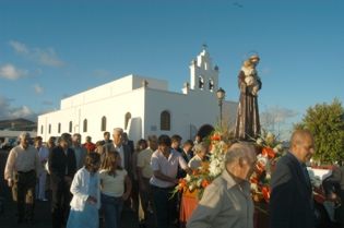 La procesión en honor a San Antonio y un concierto clausuran las fiestas de Tías