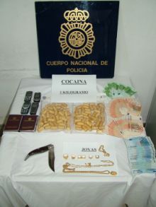 Cuatro personas detenidas por tráfico de cocaína de gran pureza en la Isla