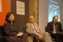 La Fundación César Manrique se llenó con la presentación del último libro de José Saramago, "Las Intermitencias de la muerte"