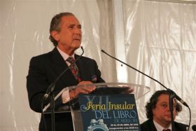 Antonio Gala derrochó poesía en la inauguración de la Feria del Libro en Arrecife