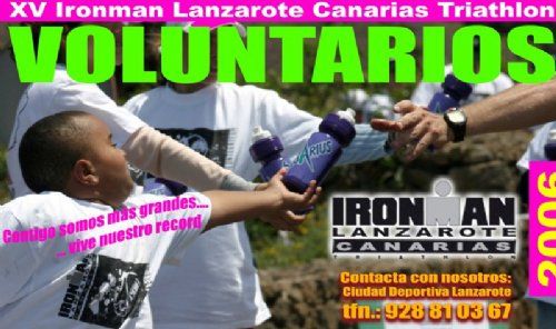 El S.I.D. solicíta voluntarios para el Ironman Lanzarote
