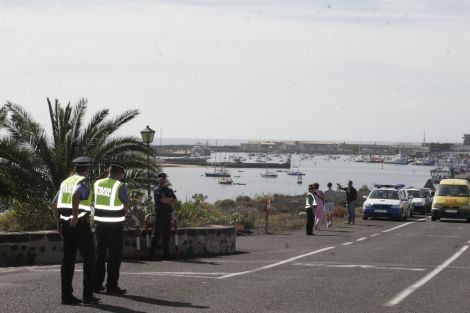 Todo a punto para vigilar con cámaras de vídeo el tráfico en Puerto Naos y el recinto ferial de Arrecife