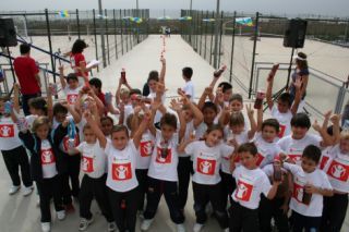 400 escolares corren por solidaridad en Costa Teguise