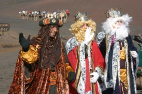 TVE mostró la llegada de los Reyes a Timanfaya a los espectadores de toda España