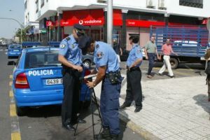 Espectacular persecución policial entre Puerto del Carmen y Arrecife
