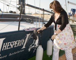 Canarias Puerto Calero presenta el barco con el que competirá en el campeonato de España