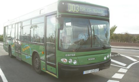 Buses will alter their route on San Ginés Day