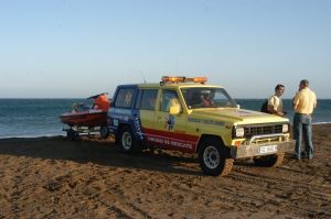 Los socorristas de Famara efectúan ocho rescates este fin de semana