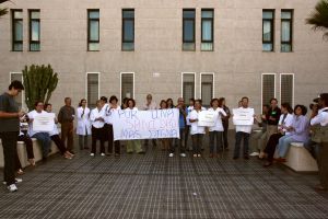 Valterra y Titerroy lideran la huelga de Sanidad en Lanzarote