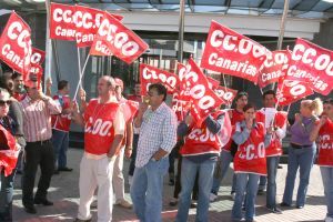 CCOO se moviliza frente al hotel Iberostar Papagayo contra los inadmisibles" recortes de plantilla
