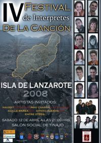 Tinajo acogerá el IV Festival de la Canción Isla de Lanzarote