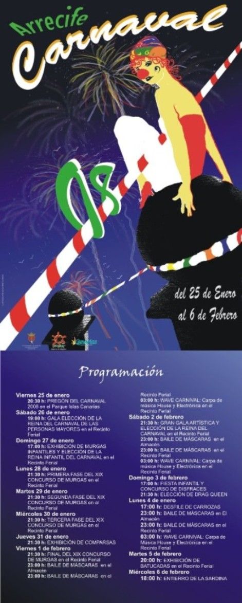 Programa del Carnaval de Arrecife 2008