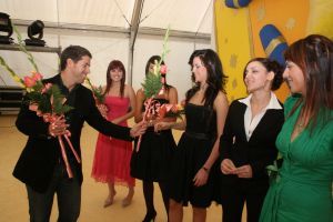 Las candidatas a Reina del Carnaval de Arrecife se presentan en el Recinto Ferial