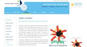 Lanzarote se promociona como destino náutico en la Feria de Gante