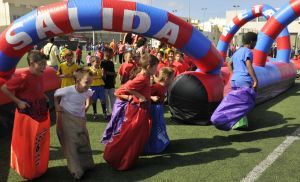 Más de 2.000 niños celebran la clausura de las Escuelas Deportivas Municipales de Arrecife con una fiesta