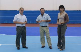 El Ayuntamiento de Tinajo acondiciona las canchas deportivas del municipio