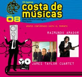 Raimundo Amador and The James Taylor Quartet confirm their presence at Costa de Músicas