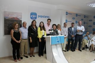 Soria inaugura la nueva sede del PP en Yaiza