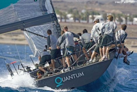 El Quantum consolida su liderazgo en el TP 52 World Championship Islas Canarias