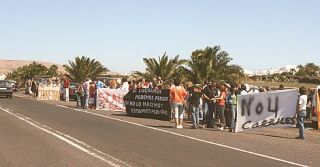Más de mil alegaciones contra la carretera de Tahíche