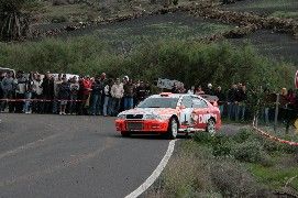 Yeray Lemes se adjudicó un Rallye de color local