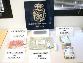 La Policía Nacional detiene a seis personas en Arrecife por tráfico de cocaína