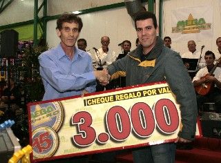 Megacentro entrega dos premios de 6.000 y 3.000 euros en metálico